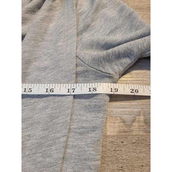 90 degree by reflex large women's light gray asymmetric cowl neck long sleeve - Picture 6 of 6
